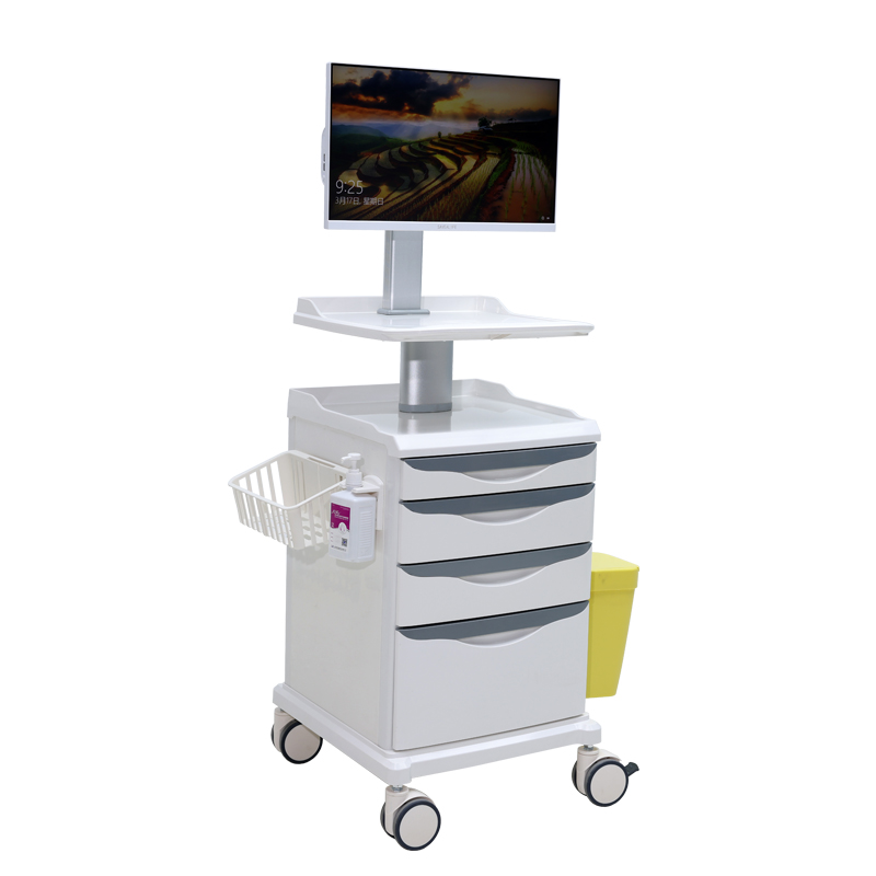 medical cart computer workstation