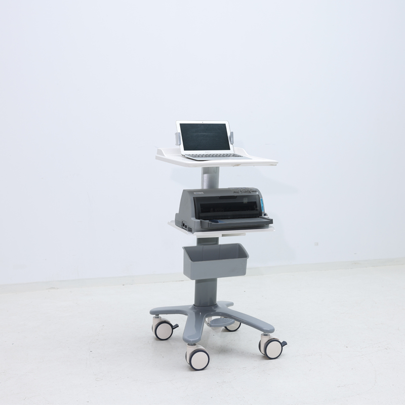 computer cart with Printer tray