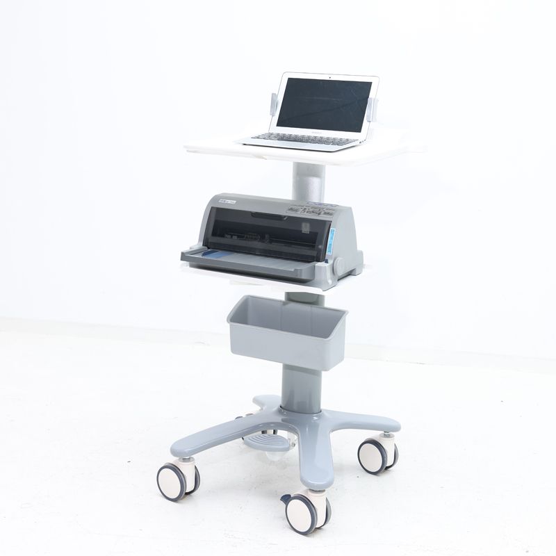computer cart with Printer tray