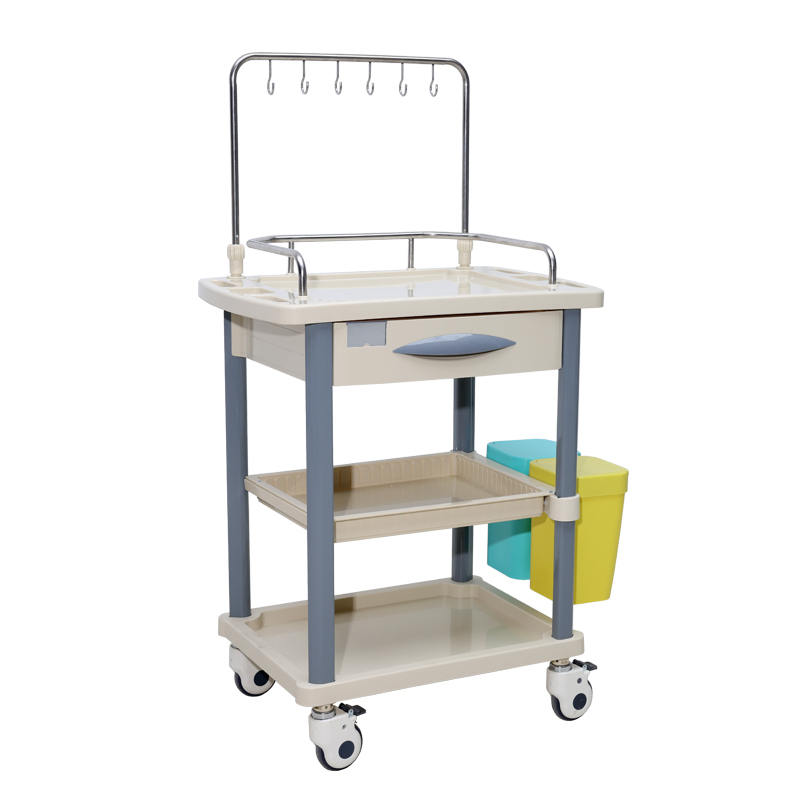 ZP31024 Hospital Medcial Infusion Trolley With Drawer